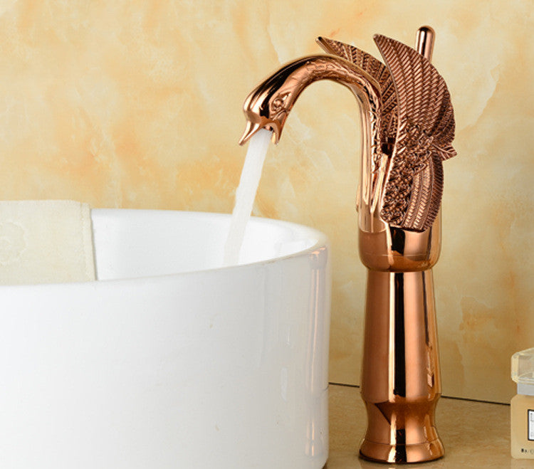 Washbasin Faucet Antique Copper Faucet Bathroom Vanity Hand Stand