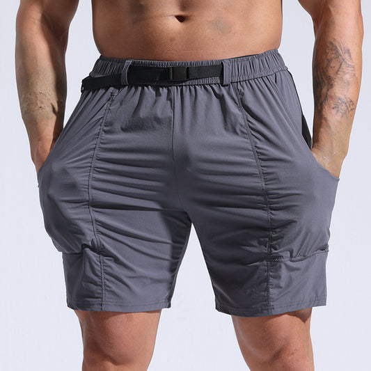 Athletic Shorts For Men With Pockets And Elastic Waistband Cargo Shorts