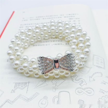 Fashion Jewelry Women's White Pearl Waist Chain Decoration