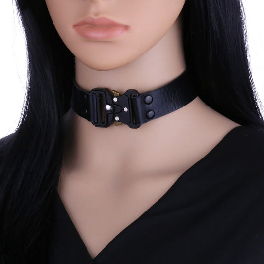 Creative Simple Release Buckle Collar Clavicle Necklace