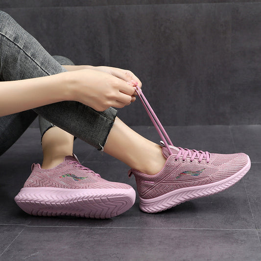 Running Flying Knit Soft Sole Women's Shoes