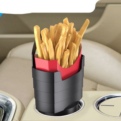 Car French Fries Cup Holder Black