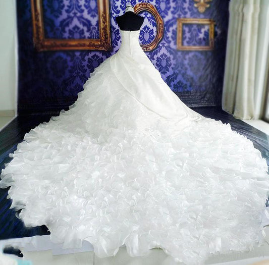 Women's Wedding Dress, Wedding High-end Wedding Dress With Big Tail