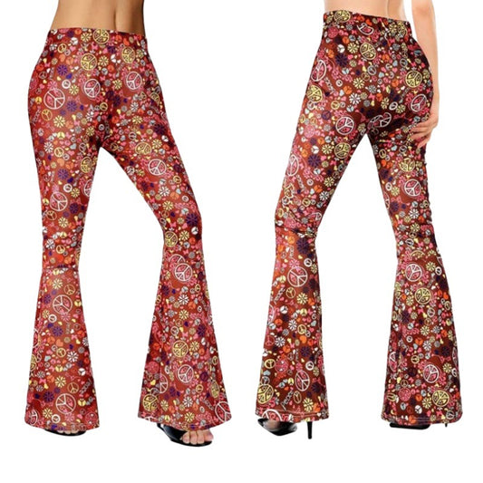 Women's Hippie Clothing Fashionable Wide Leg Pants