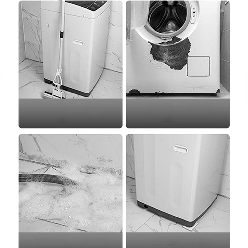 4Pcs Universal Anti-Vibration Feet Pads Washing Machine Rubber Mat Anti-Vibration Pad Dryer Refrigerator Base Fixed Non-Slip Pad