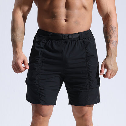 Athletic Shorts For Men With Pockets And Elastic Waistband Cargo Shorts