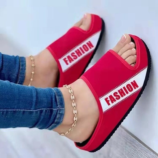 Cloth Flat Sandals For Women In Europe And America