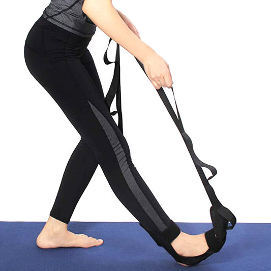 Fitness Sports Leg And Foot Stretcher For Plantar Fasciitis Relief For Men & Women Leg Heel Quads Hamstrings Calf Stretcher Strap Machine Gym