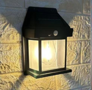 Outdoor Solar  Waterproof Tungsten Induction Garden Wall Lamp